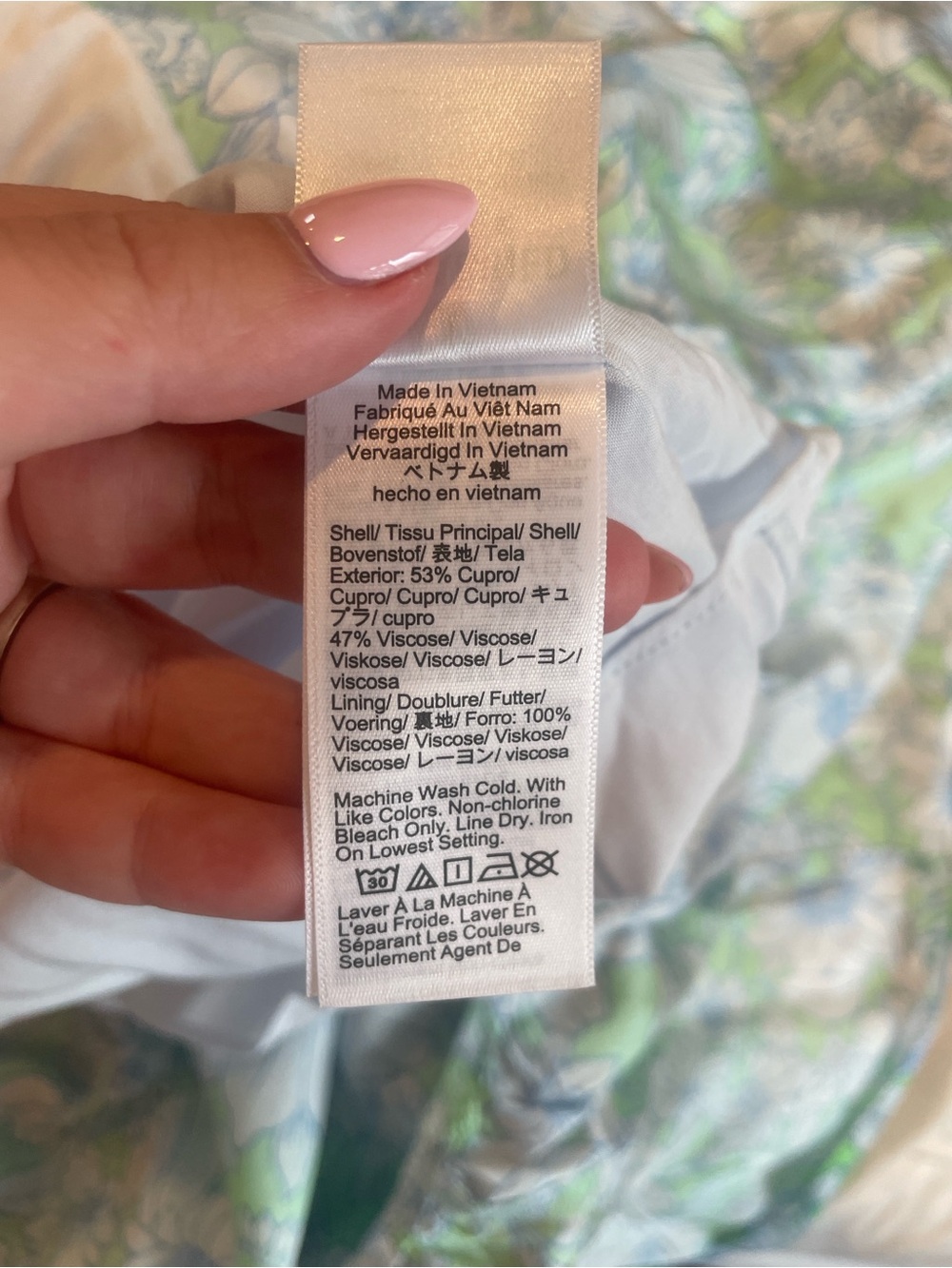 J. Crew Floral Ruffle Maxi Dress in Light Blue & Green - Picture 5 of 6